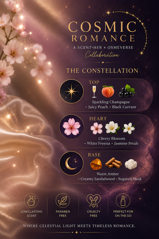 Cosmic Romance Moisturizing Body Satin | Luxury Body Cream | 2 oz
