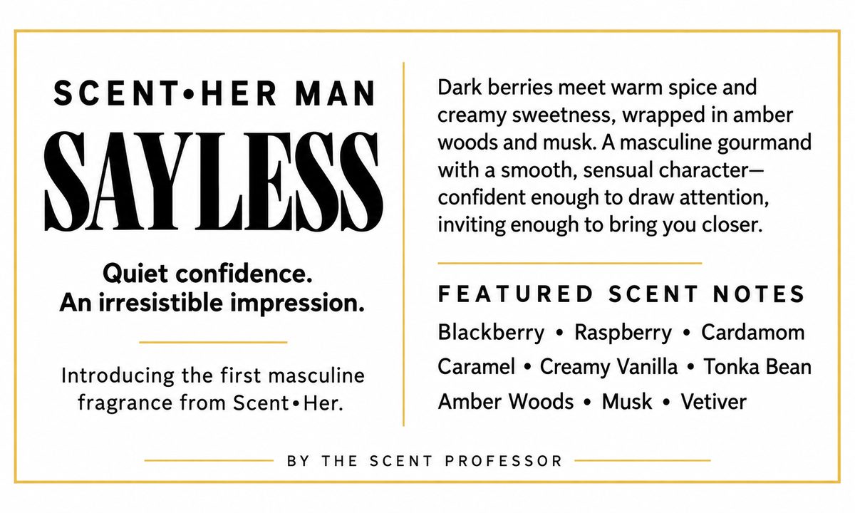 SAYLESS Men’s Cologne | Scent•Her Man