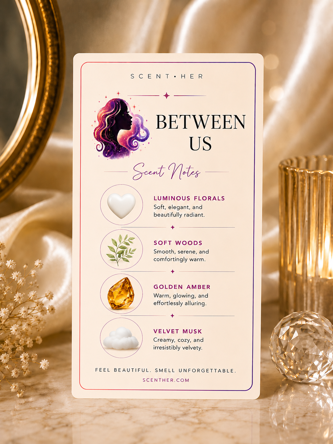 Between Us Moisturizing Body Satin | Luxury Body Cream | 2 oz