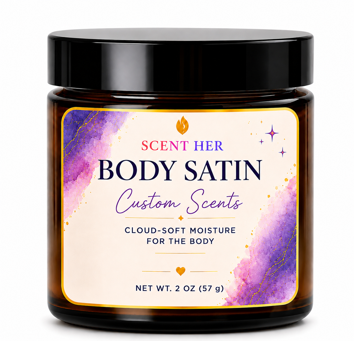 Custom Size 4 oz Body Satin