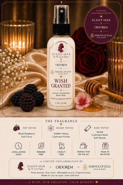 Wish Granted-A LIMITED COLLABORATION BY SCENT•HER,OIDOREM,& ESSENCE OF JULIA