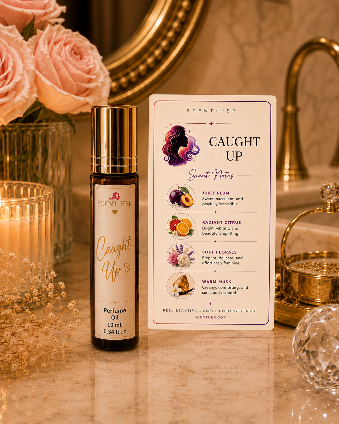 Scent•Her Perfume Oil Roll-On | 10 mL Concentrated Fragrance