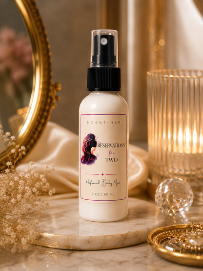 Reservations For 2 Hydrating Body Mist