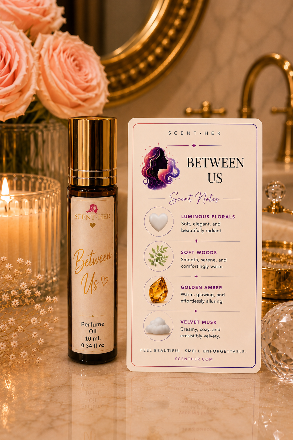 Scent•Her Perfume Oil Roll-On | 10 mL Concentrated Fragrance