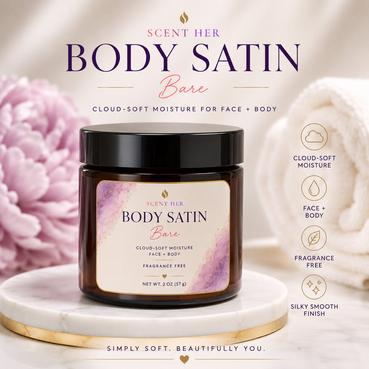 Scent Her Body Satin | BARE