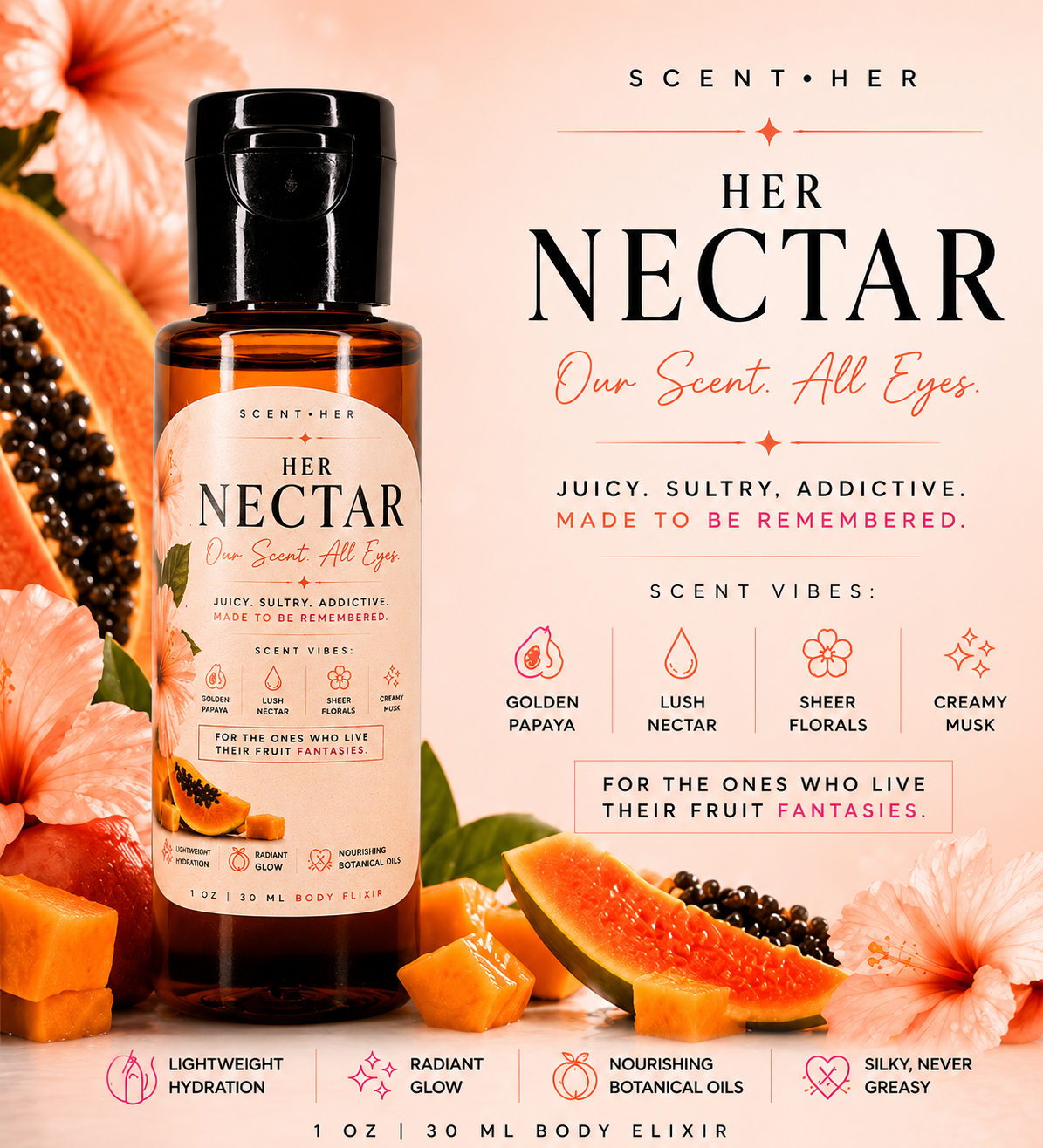 Her Nectar |Nourishing Body Elixir| 1 oz